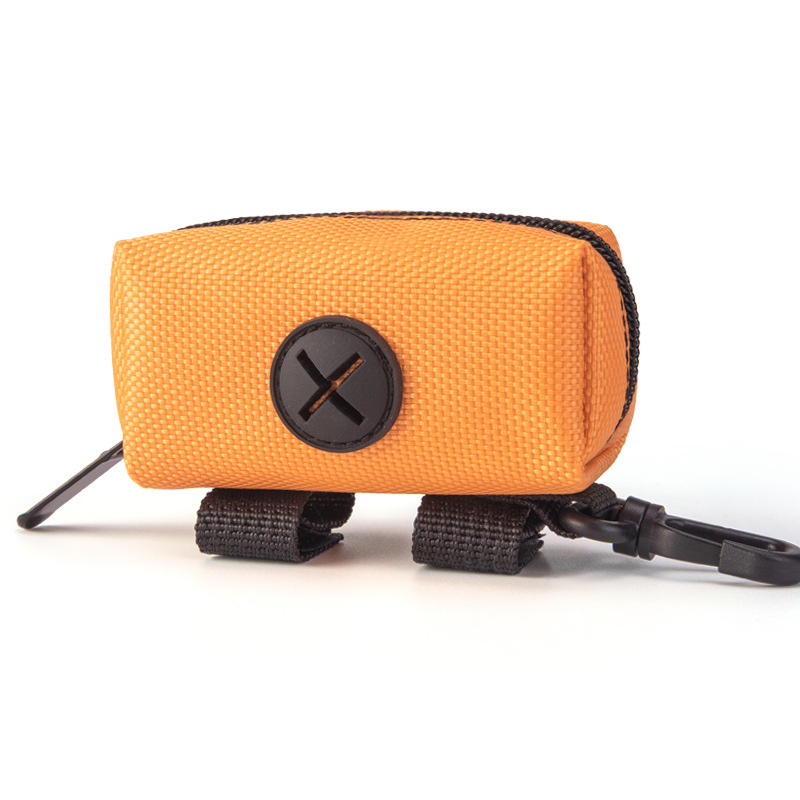 Dávkovač tašiek na exkrementy pre domáce zvieratá s úložným priestorom, prenosný, polyester, štandardná hrúbka