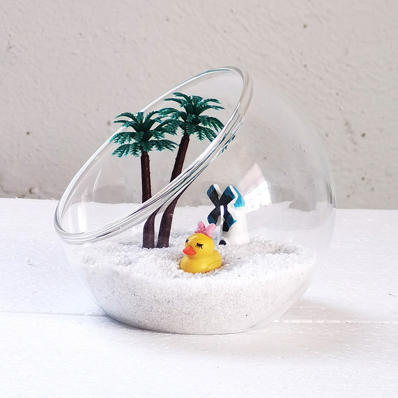 Sklenená fľaša s nakloneným veľkým otvorom pre mikrolandský mach – Materiál: borosilikátové sklo, Výroba: fúkané, Povrch: leštený, Vtvar: geometrický, Štýl: jednoduchý a moderný