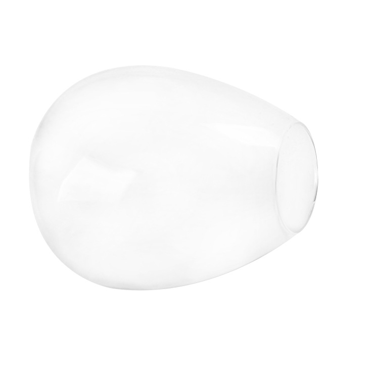 mxmade bočné otváracie priehľadné sklenené vázy pre hydroponické sukulentné rastliny — fúkané borosilikátové sklo, leštený povrch, prispôsobiteľné