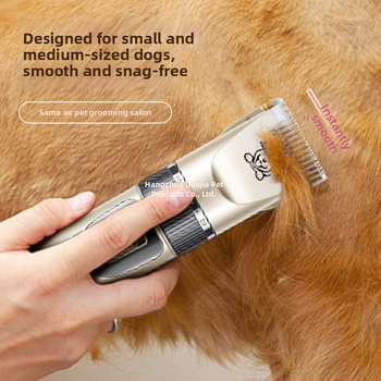Pre psa: tichý elektrický stroj na strihanie srsti a hrebeň na labky, vhodný aj pre mačky a psy