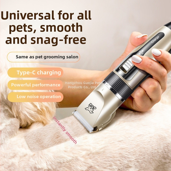 Pre psa: tichý elektrický stroj na strihanie srsti a hrebeň na labky, vhodný aj pre mačky a psy