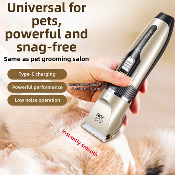 Pre psa: tichý elektrický stroj na strihanie srsti a hrebeň na labky, vhodný aj pre mačky a psy