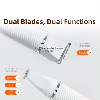 2-v-1 upravný strojček pre domáce zvieratá – GUOJJ elektrický grooming klips pre psy a mačky, model 1003173528