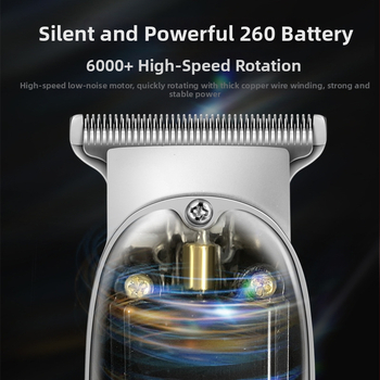 Zastrihávač na vlasy s LCD displejom, kartáčový motor, nehrdzavejúce čepele, vstavaná batéria 500-800 mAh, výdrž 1-3 h