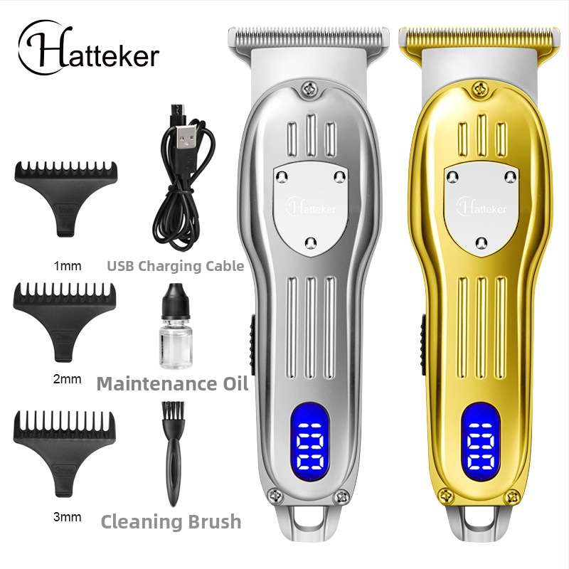 Zastrihávač na vlasy s LCD displejom, kartáčový motor, nehrdzavejúce čepele, vstavaná batéria 500-800 mAh, výdrž 1-3 h