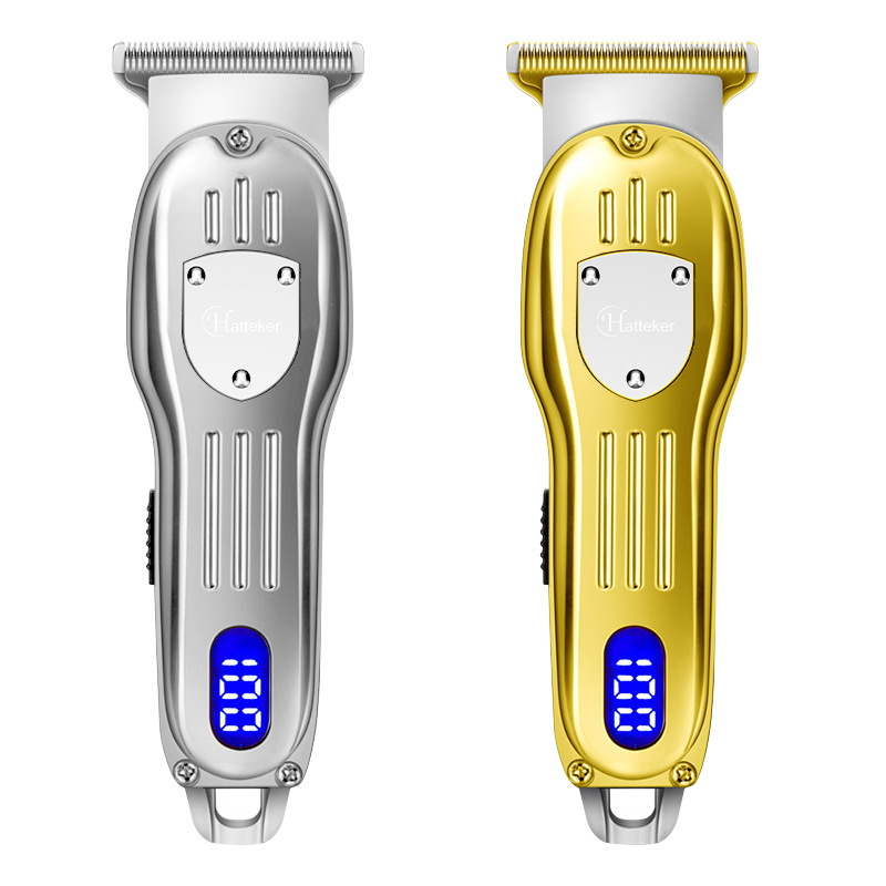 Zastrihávač na vlasy s LCD displejom, kartáčový motor, nehrdzavejúce čepele, vstavaná batéria 500-800 mAh, výdrž 1-3 h