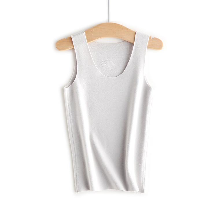 Detská bezšvová športová vesta s vlastným zohrievaním, Derong velúr, kruhový golier, viskoza 61%