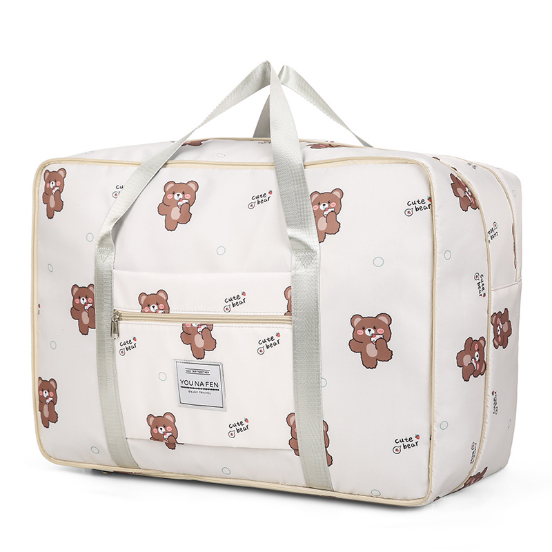 Taška na skladovanie v tvare kocky z Oxford textílie, všestranný organizér na cestovanie, kozmetiku, skladovanie na stole a v spálni