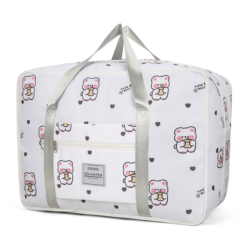 Taška na skladovanie v tvare kocky z Oxford textílie, všestranný organizér na cestovanie, kozmetiku, skladovanie na stole a v spálni