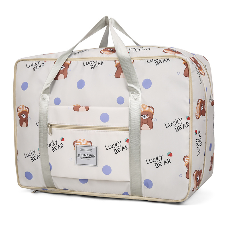 Taška na skladovanie v tvare kocky z Oxford textílie, všestranný organizér na cestovanie, kozmetiku, skladovanie na stole a v spálni