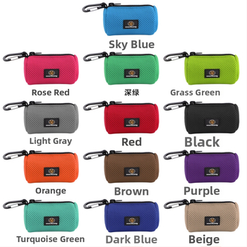 Dispenser na vrecká na psie výkaly, ručný, sieťovaná tkanina, priedušný, vonkajšie použitie