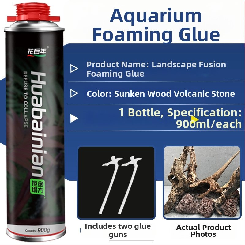 Pena na akvárium pre krajinu – 900 g, pre krajinu akvária, značka Spend a hundred years