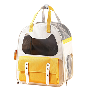 Batoh pre domáce zvieratá s dizajnom vesmírnej kapsuly, veľká kapacita, plastové telo, stredne mäkká tvrdosť