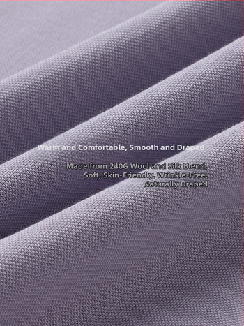 Pánske polo tričko z ovčej vlny, 240 g ťažká fleec, anti-pilling, dlhé rukávy s golierom, jesenný štýl