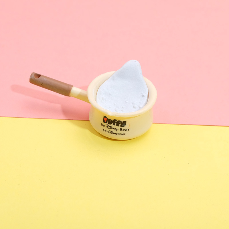 Živica DIY ručne vyrobené mikro krajinkové doplnky – kórejský štýl, pohár na med a hrniec na mlieko, samostatné balenie