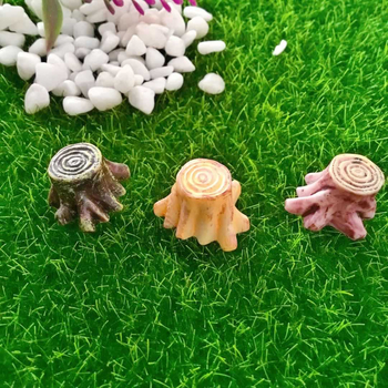 Zakka ozdoba z živice, mikro krajina s mechem vo fľaštičke, motív malého kmeňa stromu