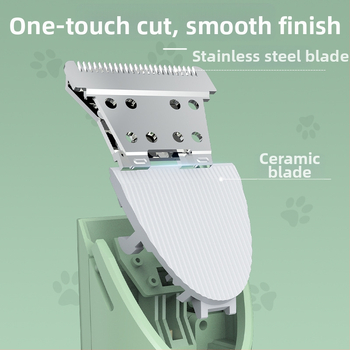 Abbey ABS Elektrický grooming strojček pre domáce zvieratá – pre psy a mačky, domáce použitie