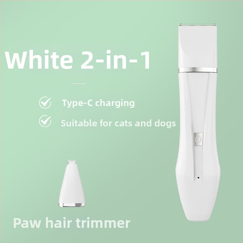 Abbey ABS Elektrický grooming strojček pre domáce zvieratá – pre psy a mačky, domáce použitie