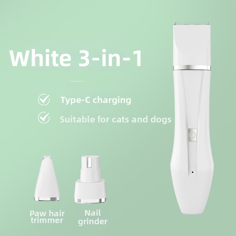 Abbey ABS Elektrický grooming strojček pre domáce zvieratá – pre psy a mačky, domáce použitie