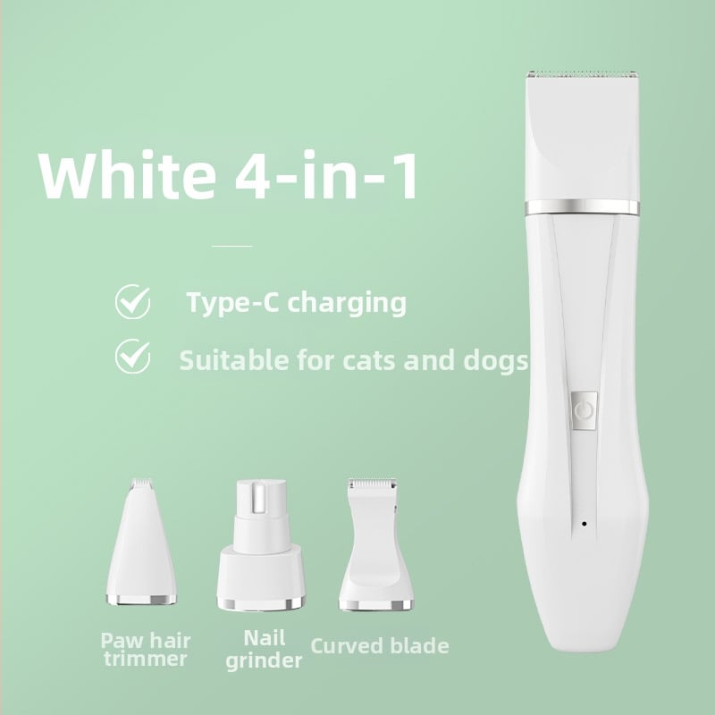 Abbey ABS Elektrický grooming strojček pre domáce zvieratá – pre psy a mačky, domáce použitie