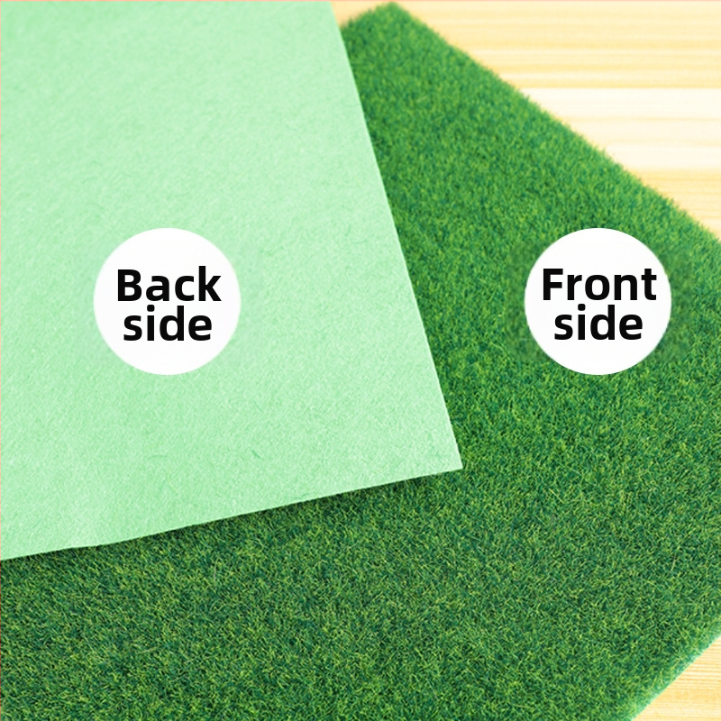 Mechová dekorácia pre mikro krajinku Bonsai | polyesterová tkanina, flokovanie, simulovaný mach, vonkajšie použitie, rekvizita na fotenie