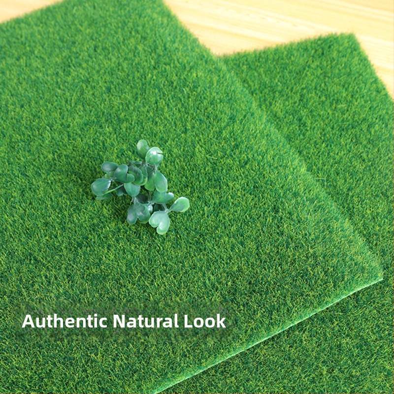 Mechová dekorácia pre mikro krajinku Bonsai | polyesterová tkanina, flokovanie, simulovaný mach, vonkajšie použitie, rekvizita na fotenie