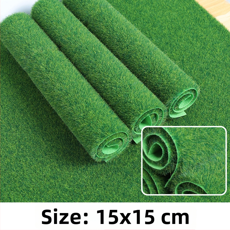 Mechová dekorácia pre mikro krajinku Bonsai | polyesterová tkanina, flokovanie, simulovaný mach, vonkajšie použitie, rekvizita na fotenie