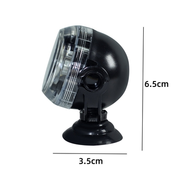 LED svjetlo za akvarij: potopno vodootporno osvjetljenje s daljinskim upravljačem, 7 boja osvjetljenja za vodene biljke, 1W