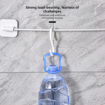 Plastový S háčik, jednoramenný dizajn, nosnosť 2 kg, ľahký luxusný štýl, vhodný na kľúče, oblečenie, tašky a uteráky