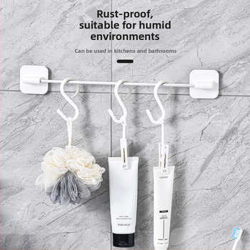 Plastový S háčik, jednoramenný dizajn, nosnosť 2 kg, ľahký luxusný štýl, vhodný na kľúče, oblečenie, tašky a uteráky