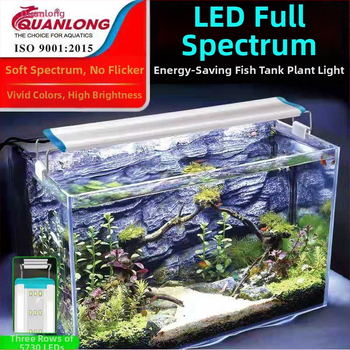 LED svetlo pre akvárium s plným spektrom, vodotesné, Quanlong - PVC konštrukcia, osvetlenie, licencovaný súkromný štítok