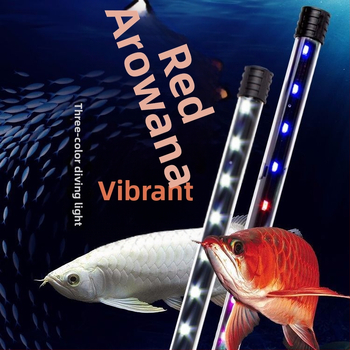 LED аквариумна лампа – водно и наземно използване, PVC и стъкло, мощност 3.5–21 W