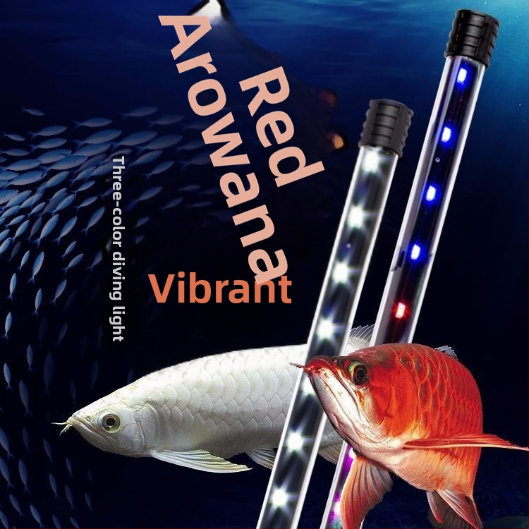 LED аквариумна лампа – водно и наземно използване, PVC и стъкло, мощност 3.5–21 W