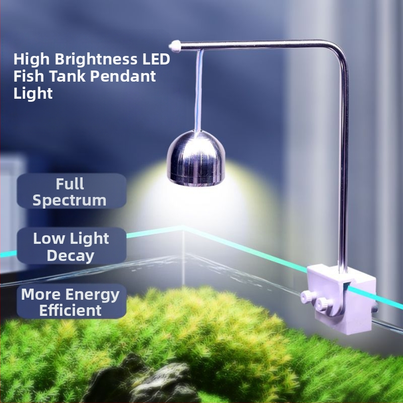 Xinma LED klip svetlo pre akvárium — hliníková zliatina, 3W, 0,5 kg, pre vodné rastliny a tropické ryby