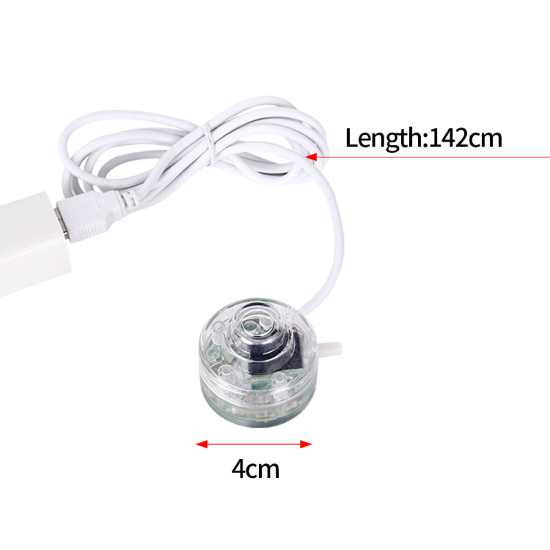 Mini lampa za akvarij s balončićima, višebojno mijenjanje boja, dekorativno svjetlo, plastika, 1W