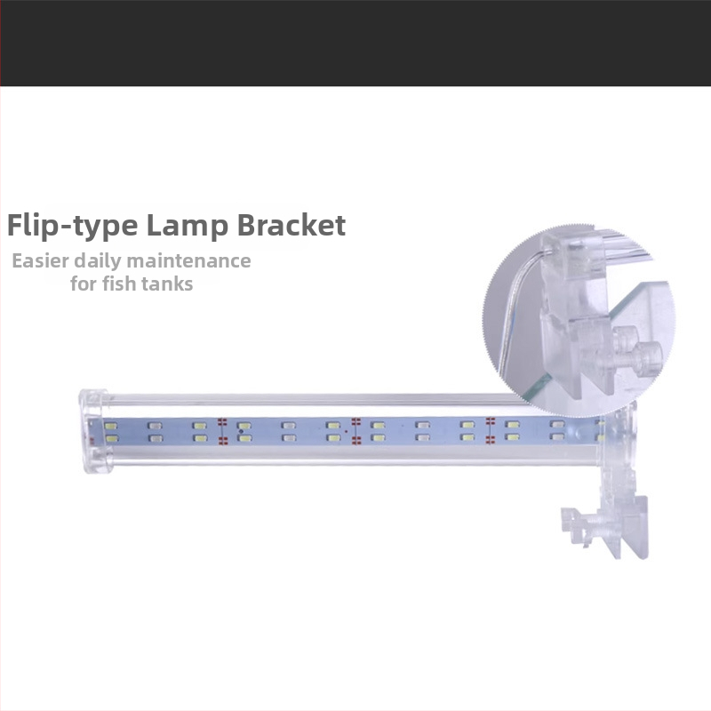 Klipové LED svetlo pre akvárium pre vodné rastliny — sklenené telo, výkon 4W/6W/7W/10W, hmotnosť 300 g
