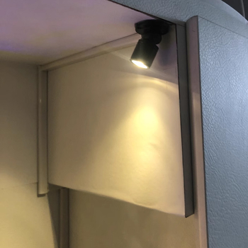 Spot LED USB pentru acvariu, 3W, alimentat USB 5V, unghi reglabil, carcasă din aluminiu