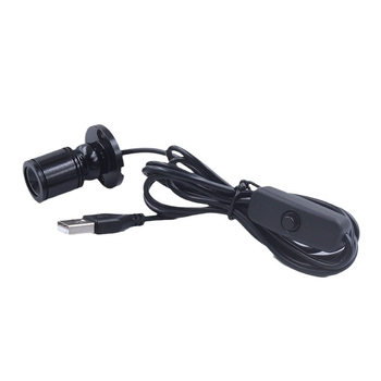 Spot LED USB pentru acvariu, 3W, alimentat USB 5V, unghi reglabil, carcasă din aluminiu