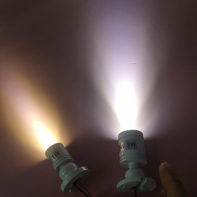 Spot LED USB pentru acvariu, 3W, alimentat USB 5V, unghi reglabil, carcasă din aluminiu