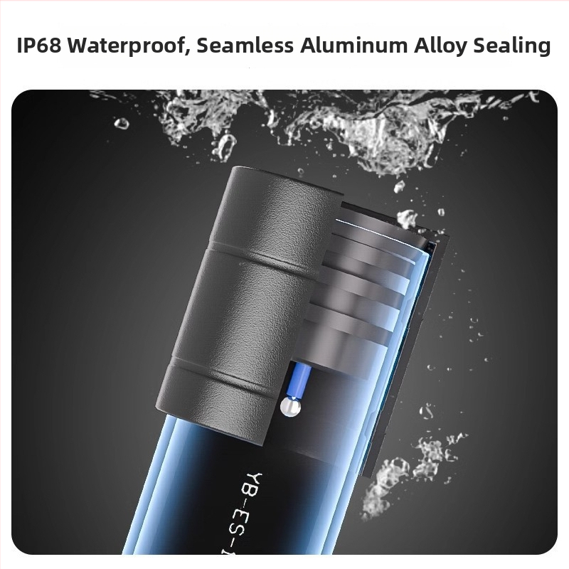 Yee sklenená lampa na akvárium – osvetlenie pre akvárium, vodotesná, hmotnosť 1,2 kg