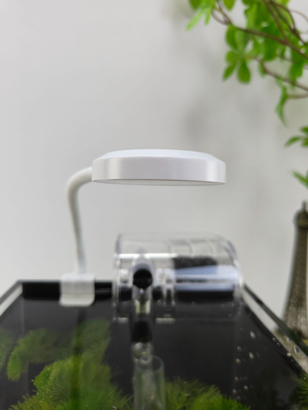 LED klips lampu za akvarij, okruglog oblika, USB napajanje, 3W, rasvjeta za rast vodnih biljaka