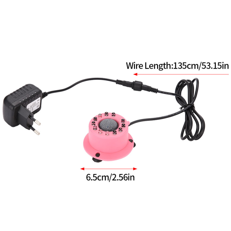 Φωτιστικό LED ενυδρείου με αδιάβροχο σχεδιασμό, υψηλό φωτισμό, μίνι λαμπτήρας φυσαλίδων για διακόσμηση και αερισμό, 1W, πλαστικό περίβλημα