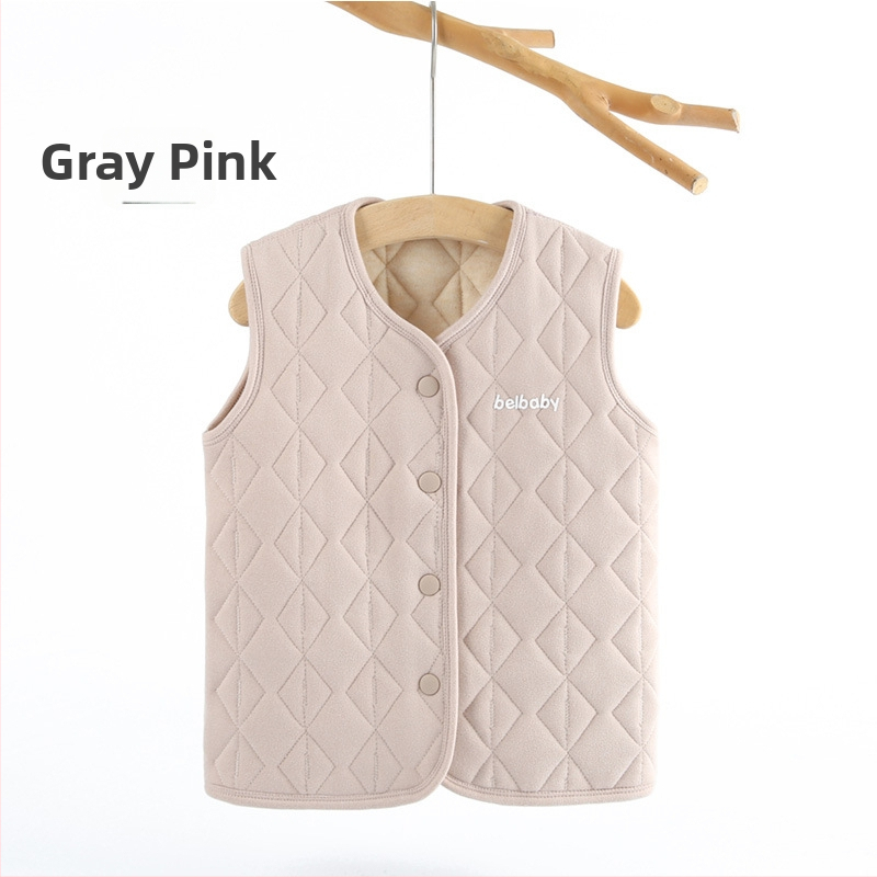 Detský vnútorný kabátový set na jeseň a zimu, 93% polyester, hrubý, teplý, flísová úprava