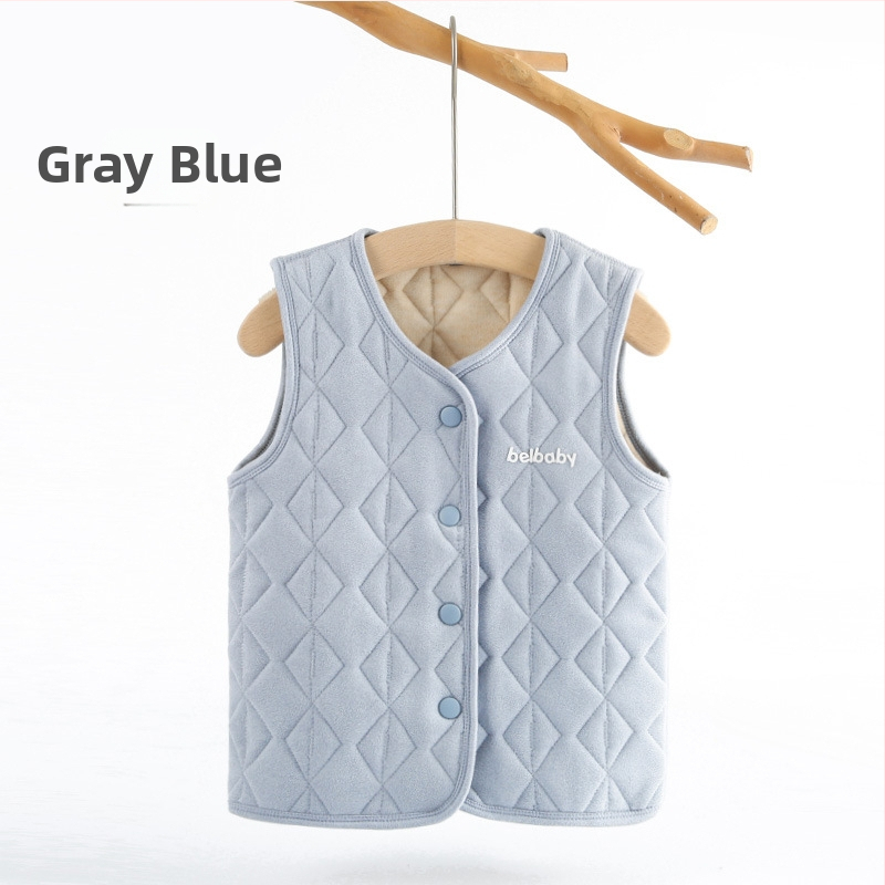 Detský vnútorný kabátový set na jeseň a zimu, 93% polyester, hrubý, teplý, flísová úprava