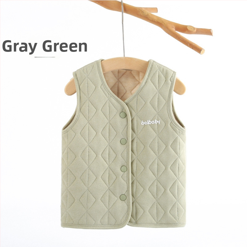 Detský vnútorný kabátový set na jeseň a zimu, 93% polyester, hrubý, teplý, flísová úprava