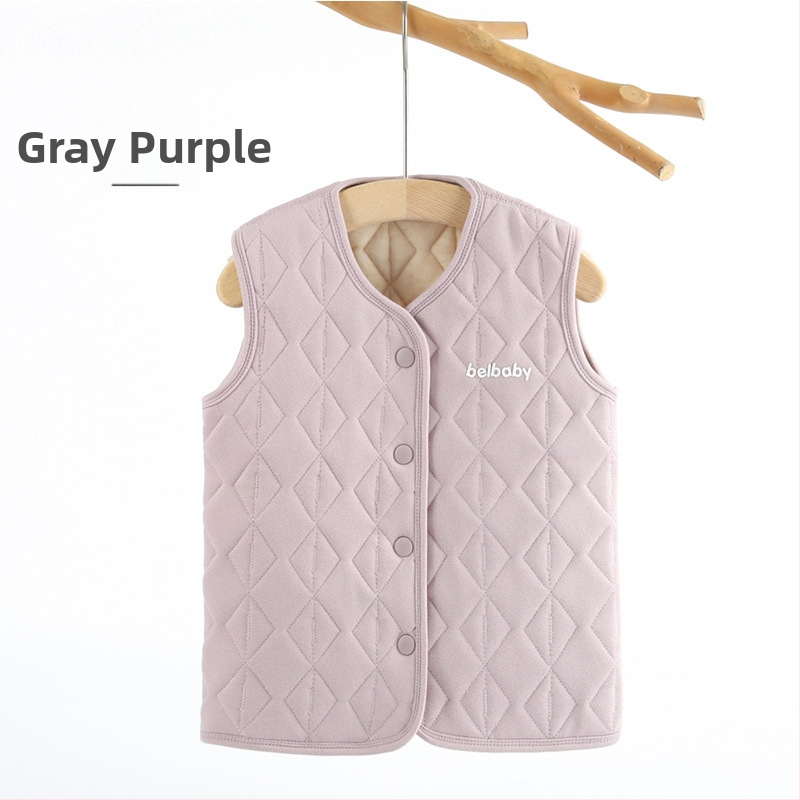 Detský vnútorný kabátový set na jeseň a zimu, 93% polyester, hrubý, teplý, flísová úprava