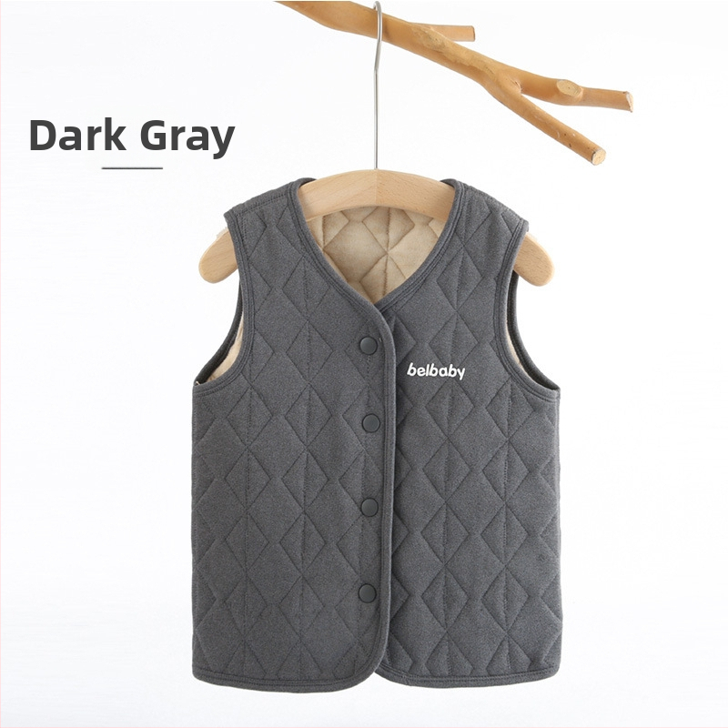 Detský vnútorný kabátový set na jeseň a zimu, 93% polyester, hrubý, teplý, flísová úprava