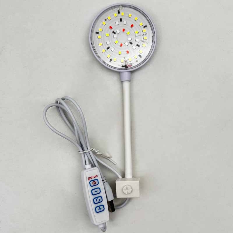 Lampă LED pentru acvariu, clip pe margine, iluminare eficientă energetic, ABS, 5W/7W