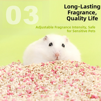 Deodorantné granule do podkladu pre škrečky | Pôvod: Shandong, Licencovaná súkromná značka: Áno, Kategória: Pomôcky pre domáce zvieratá, Import: Nie