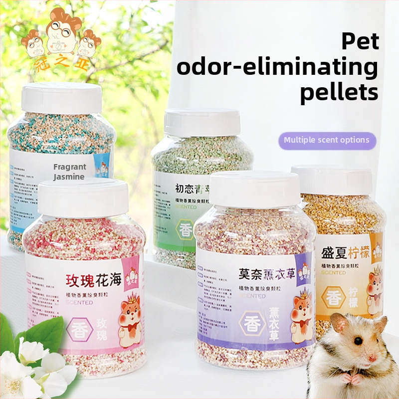 Deodorantné granule do podkladu pre škrečky | Pôvod: Shandong, Licencovaná súkromná značka: Áno, Kategória: Pomôcky pre domáce zvieratá, Import: Nie